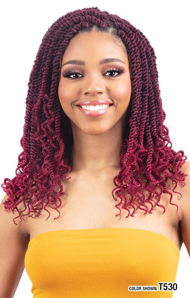 MODEL MODEL 3X Crochet Curly Natural Twist 12
